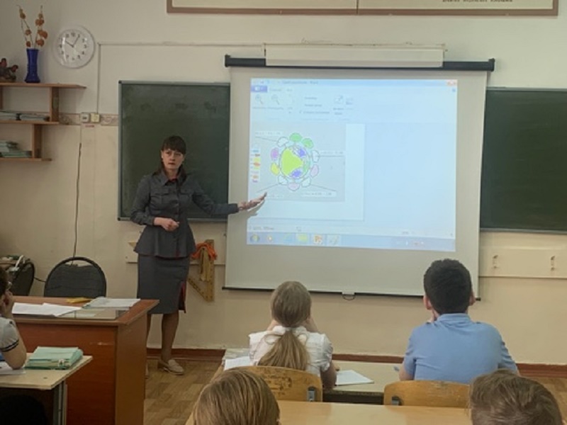 Урок математики в 5Г классе.